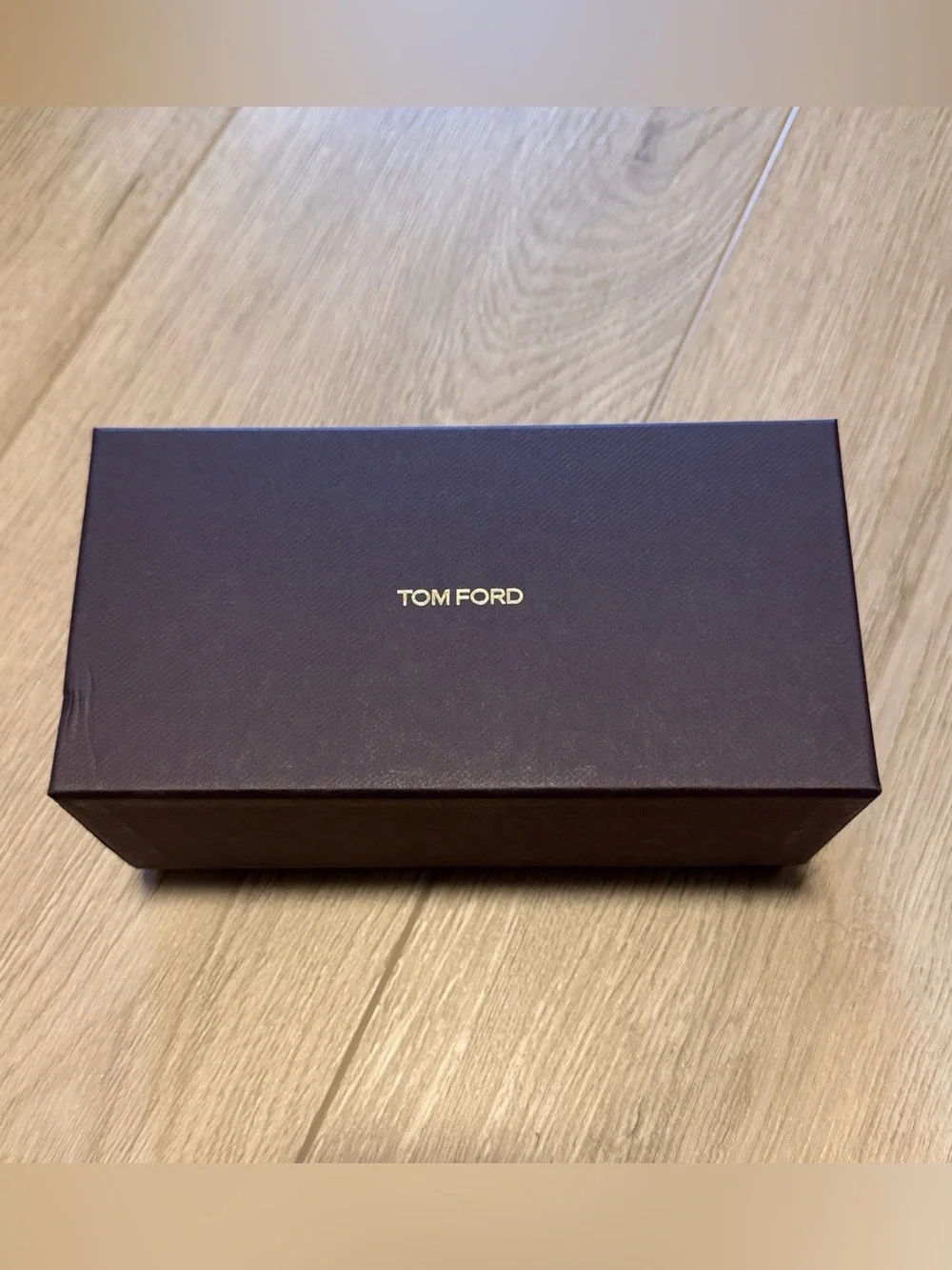 Tom Ford Sunglasses Accessories Box - Dark Brown with Gold Logo